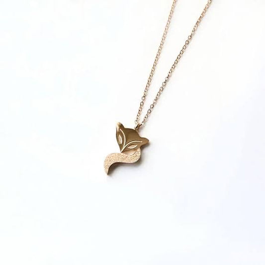 Fox Pendant Necklace