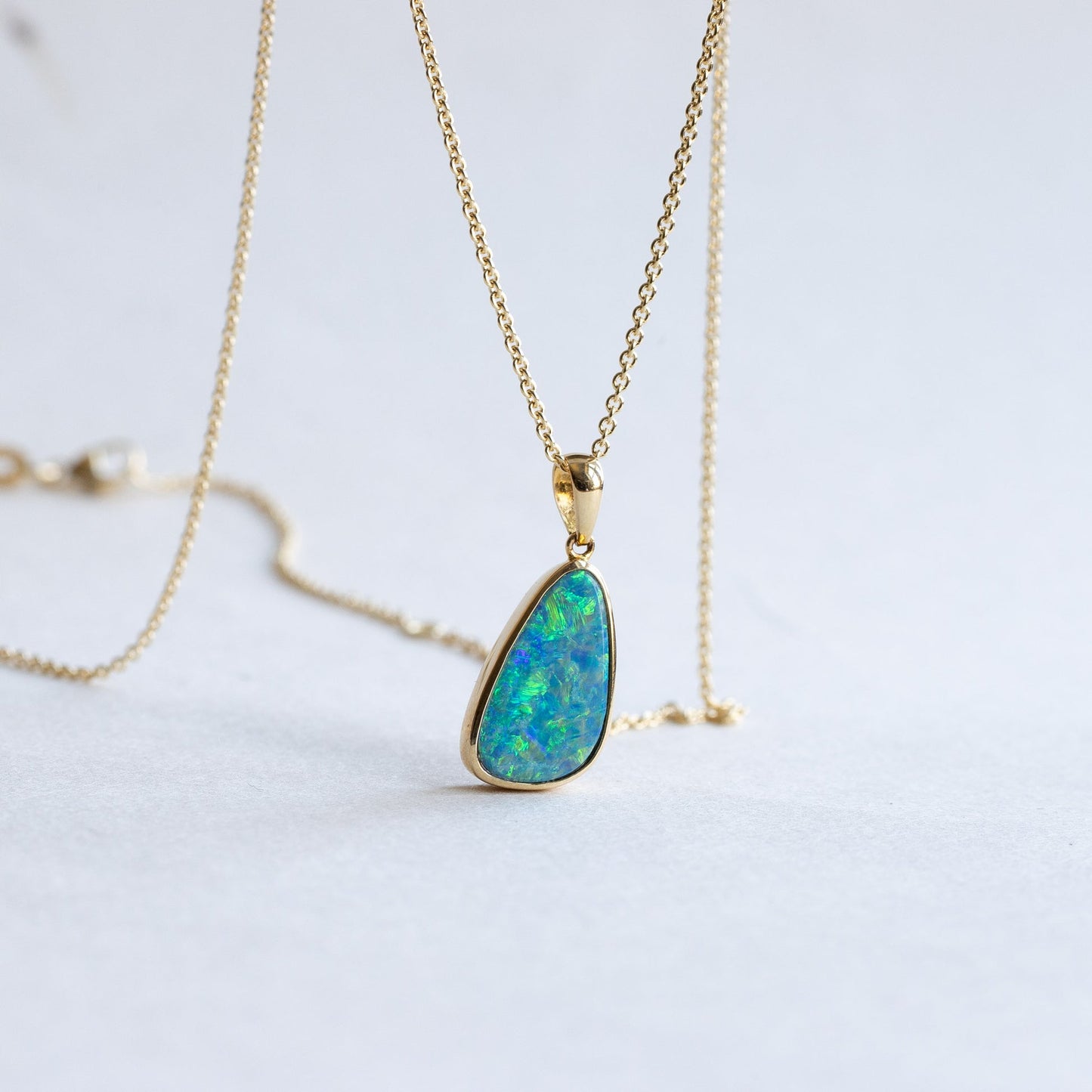 Opal Pendant Necklace