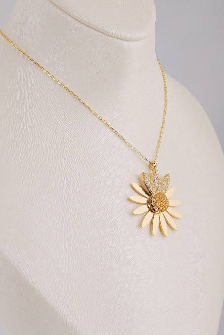 Sunflower Pendant Necklace